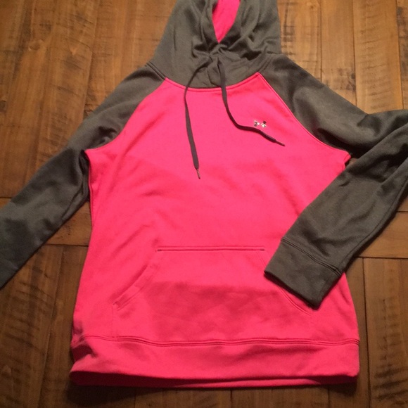 Under Armour Tops - Pink and gray hoodie